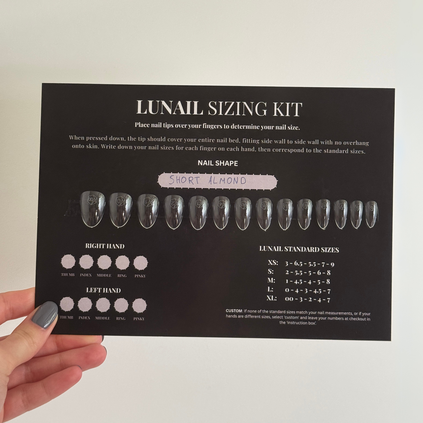 Lunail Sizing Kit